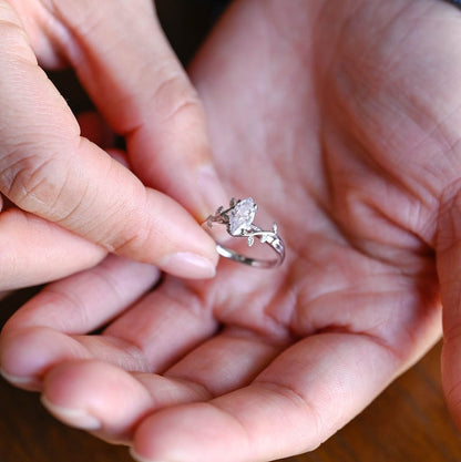 Stunning 1.0 - 2.0 CT Marquise Moissanite Engagement Ring with Solitaire Design 2