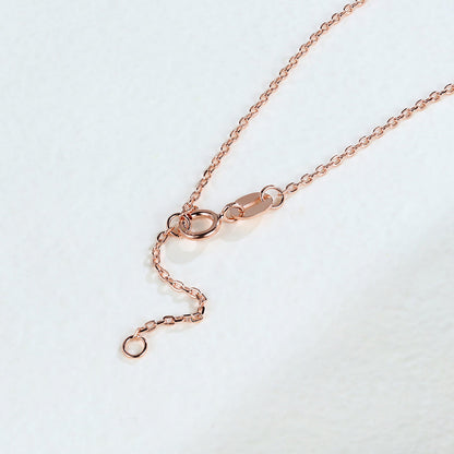 0.69 TCW Round Moissanite Pisces-Zodiac Sign Necklace