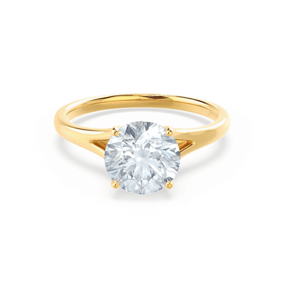 0.5 CT Round Solitaire Lab Grown Diamond Engagement Ring