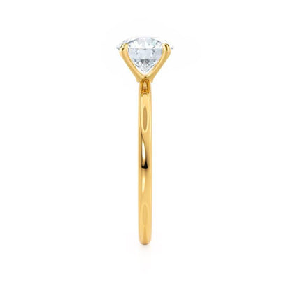1.5 CT Oval Solitaire Lab Grown Diamond Engagement Ring