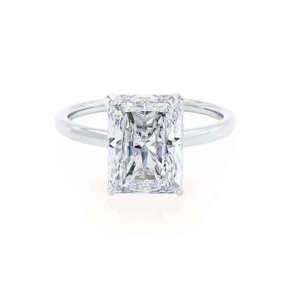1.2  CT Radiant Solitaire Lab Grown Diamond Engagement Ring